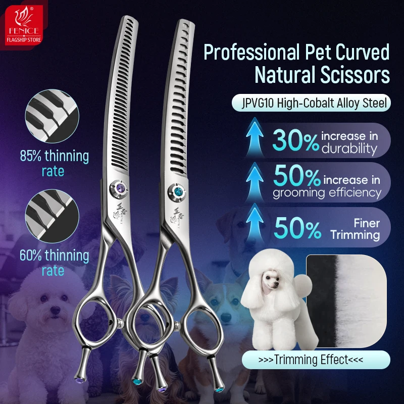 Grooming Scissors - Fenice King Series 7-calowe nożyczki do