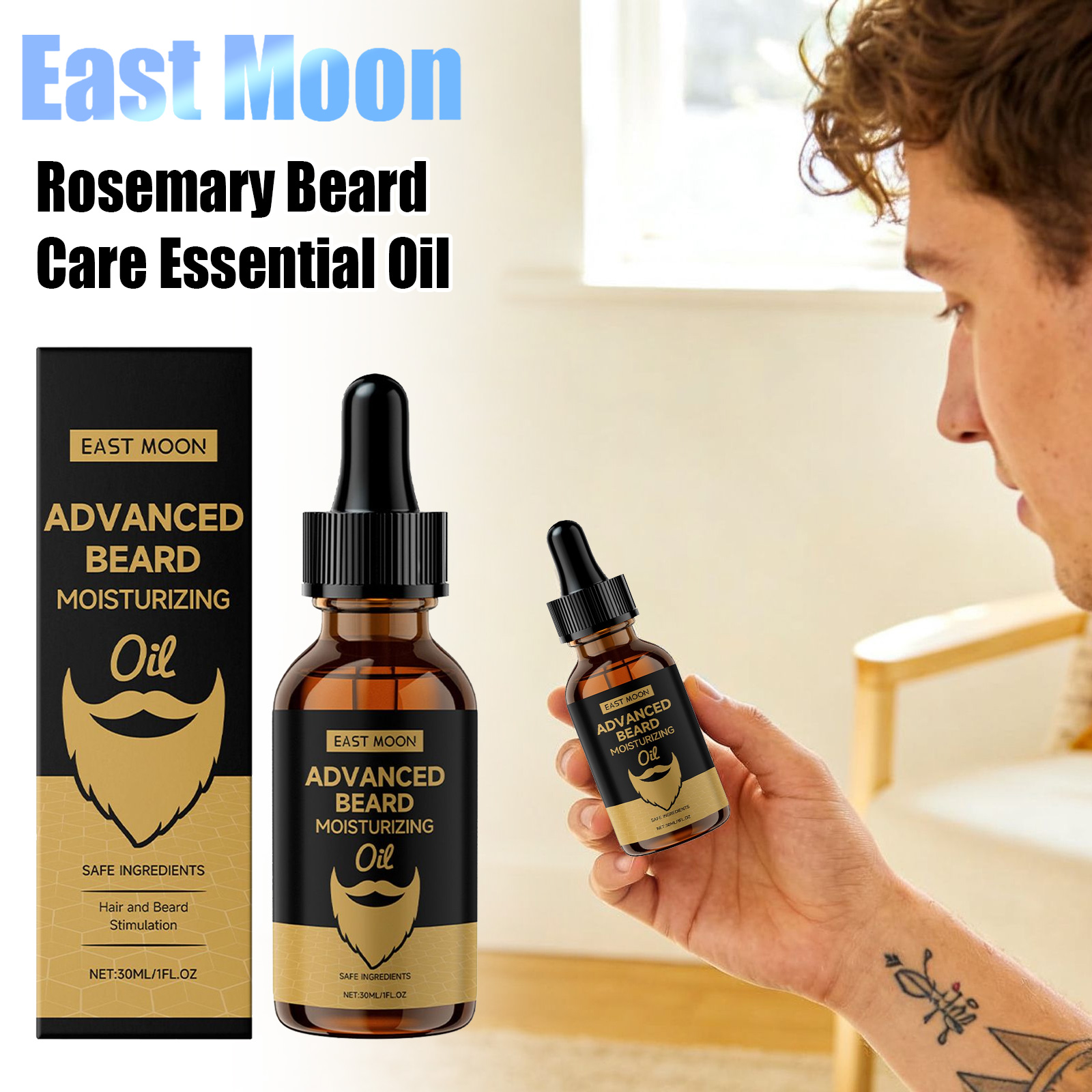 Beard Oil - Olejki do brody East Moon Rosemary,
