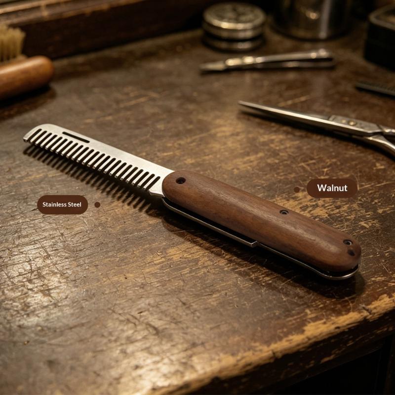 1 szt. Fryzjerski Grzebień Pod – Mens Grooming Travel Kit recenzja i cena