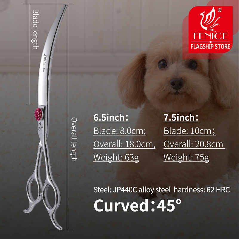 Nożyczki Fenice Pink Diamond S – Grooming Scissors recenzja i cena