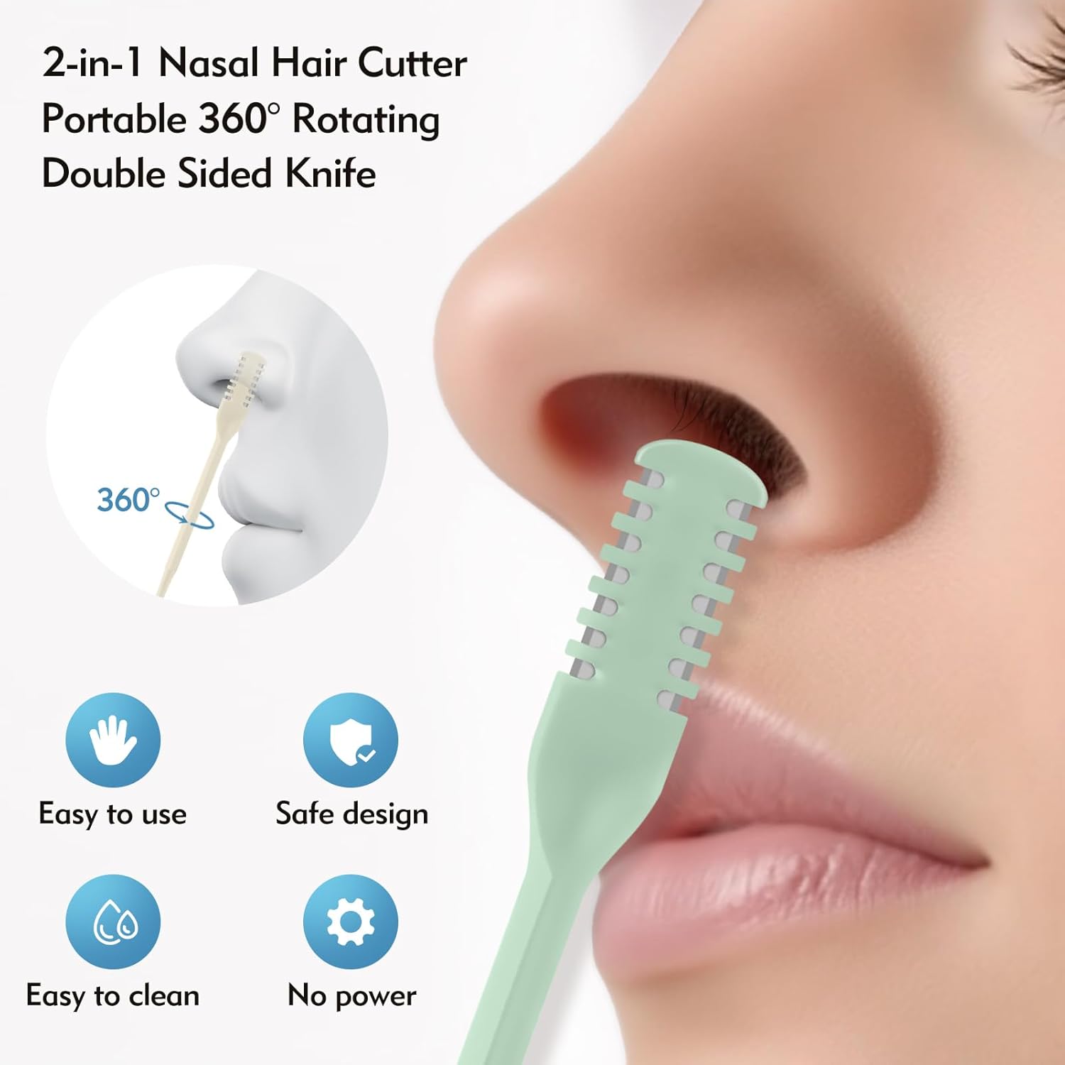 5/20/50 szt. 2-w-1 Przyrząd do – Nose Trimmer recenzja i cena