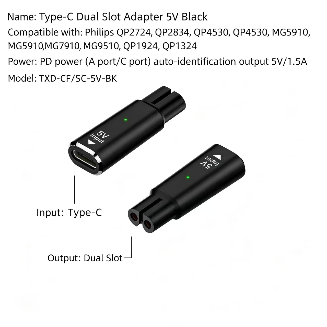 Adapter USB-C z gniazdem żeńsk – Electric Shaver Rotary recenzja i cena