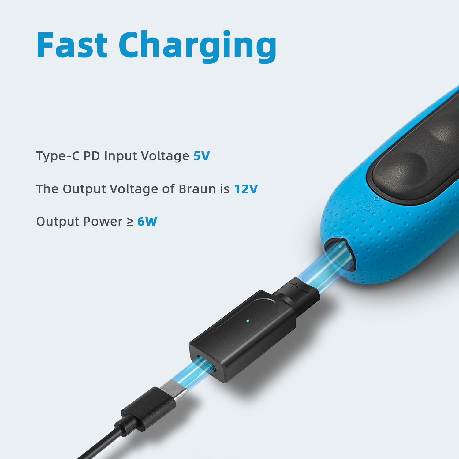 Adapter do golarki 12V Type-C, – Beard Trimmer recenzja i cena