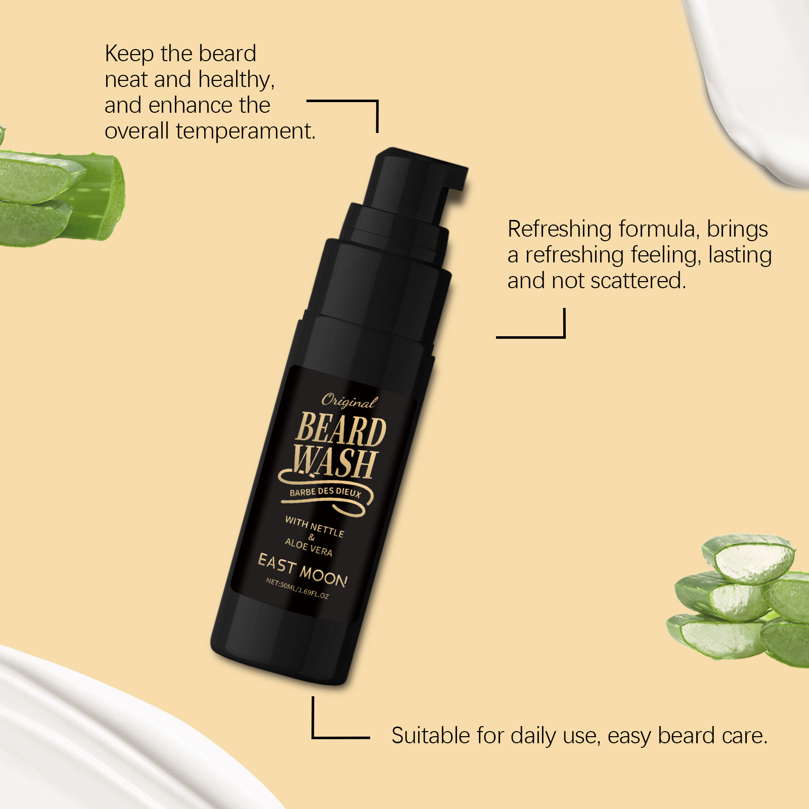 50ML Męski Żel do Mycia Brody  – Beard Oil recenzja i cena