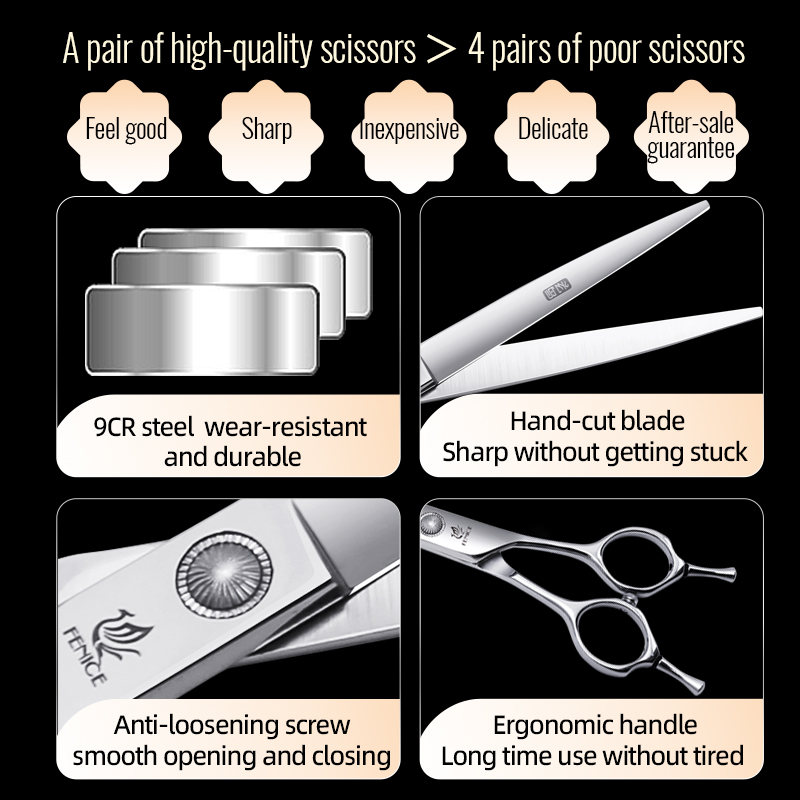 Fenice 6//6,5/7/7,5 cala profe – Grooming Scissors recenzja i cena